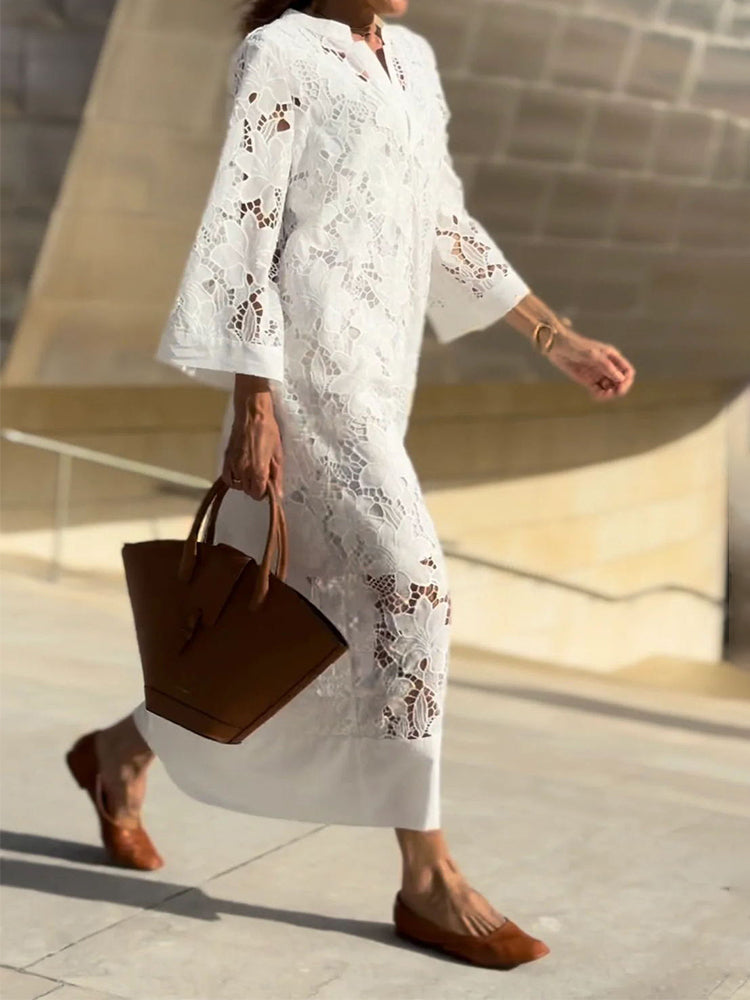 Sophie™ | Elegancka Sukienka z Koronką
