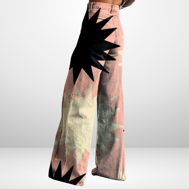 FLORINA™ | Vintage Spodnie z Ponadczasowym Urokiem