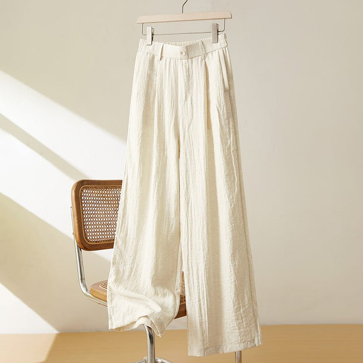Karina Oversize Damskie Spodnie z Tkaniny