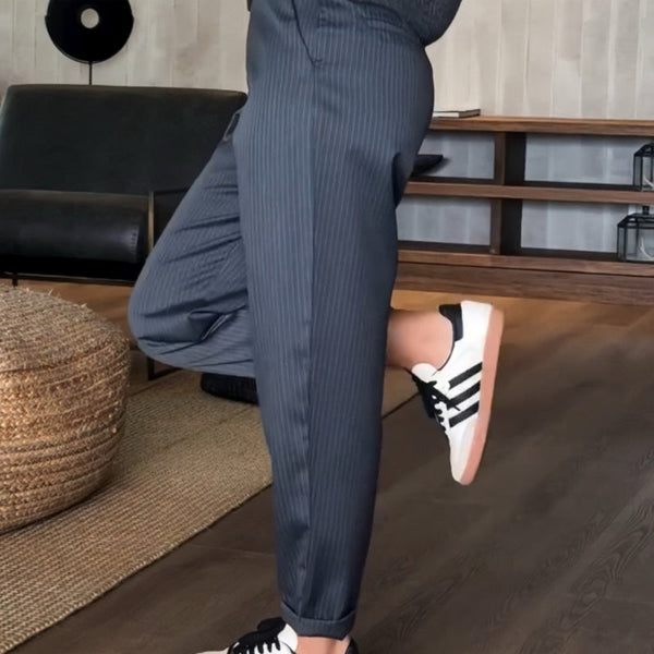 Eleganckie Spodnie w Paski Julia